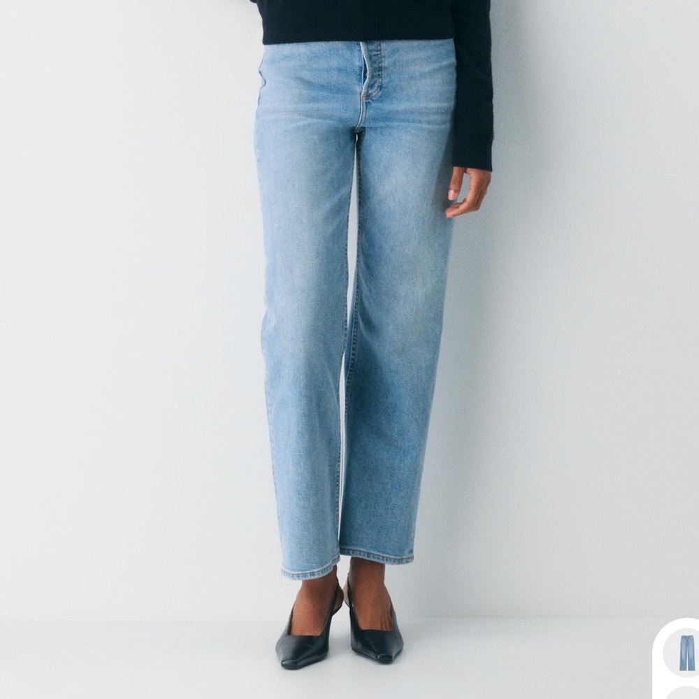 Aritzia Denim Forum Arlo Hi-Rise Straight Jean